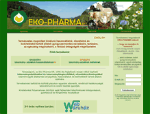 Tablet Screenshot of eko-pharma.hu